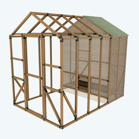 coops 8X12 Chicken/Poultry Coop & Run Kit - E-Z Frame Structures by C L Paks