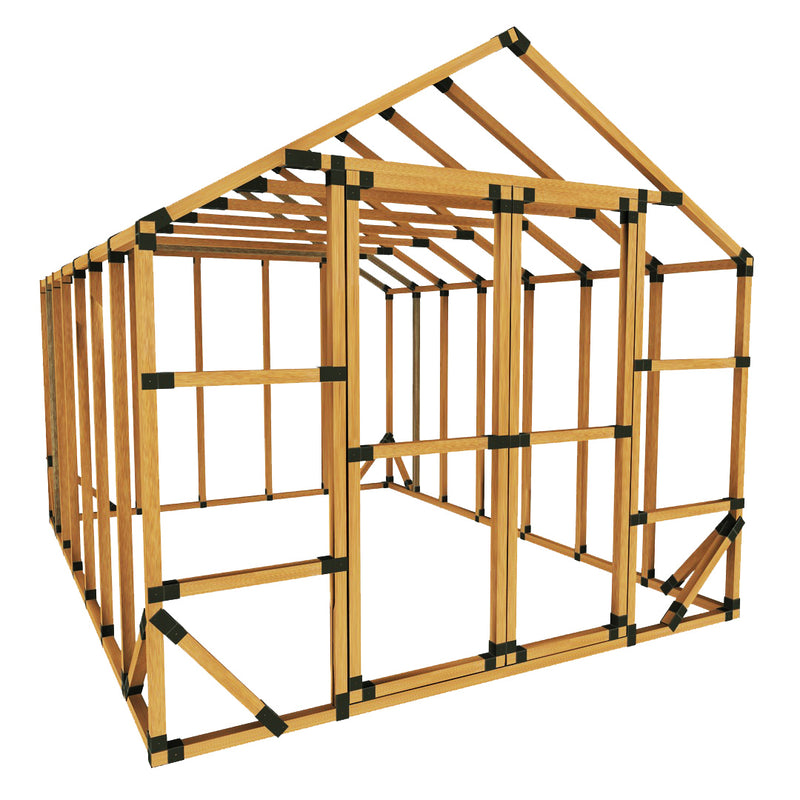 10X14 Standard Chicken Run Kit - E-Z Frame Structures