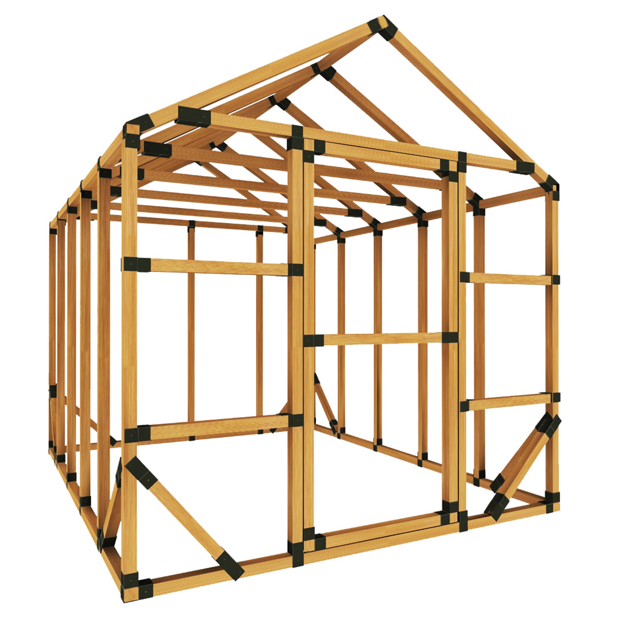 8x10 wood sales shed kit