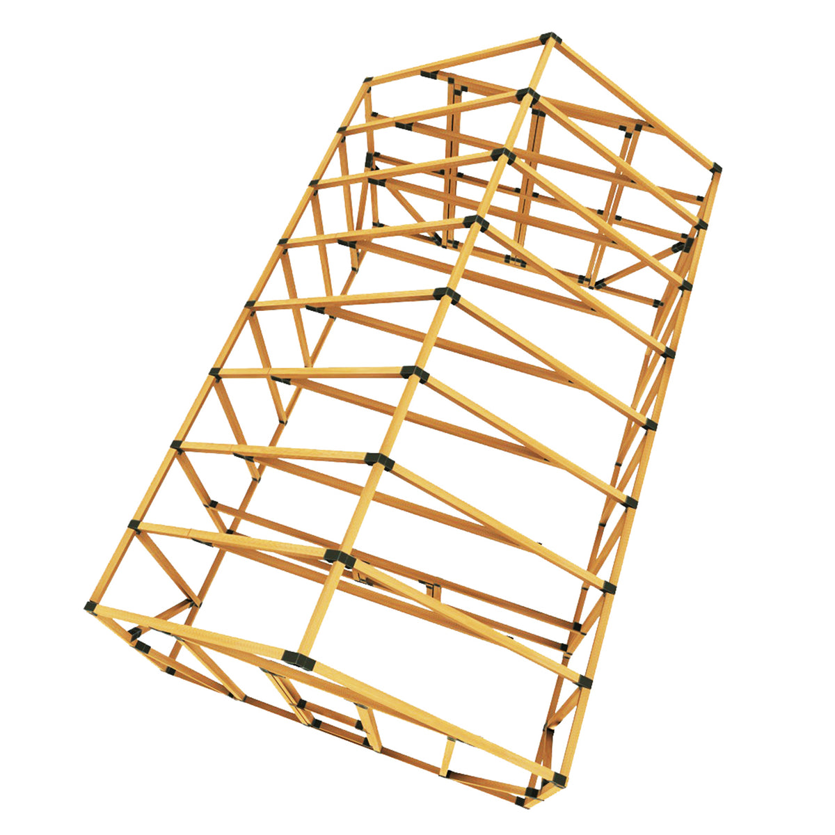 8X8 Standard Chicken Run Kit - E-Z Frame Structures