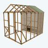 8X12 Chicken/Poultry Coop & Run Kit